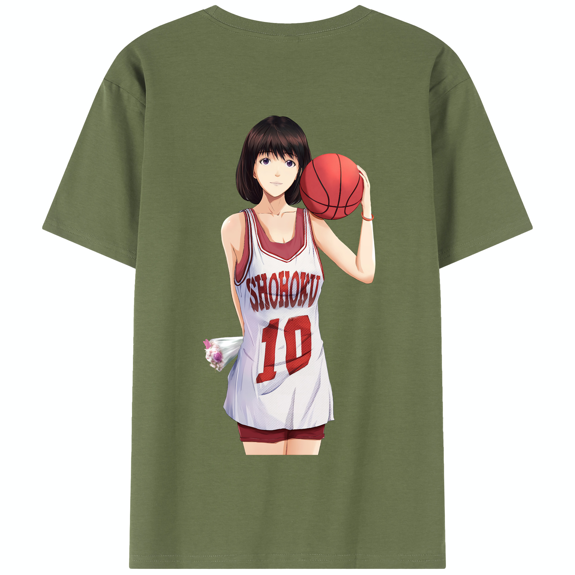 SLAM DUNK／スラムダンク 綿100％半袖Tシャツ（背面プリント）